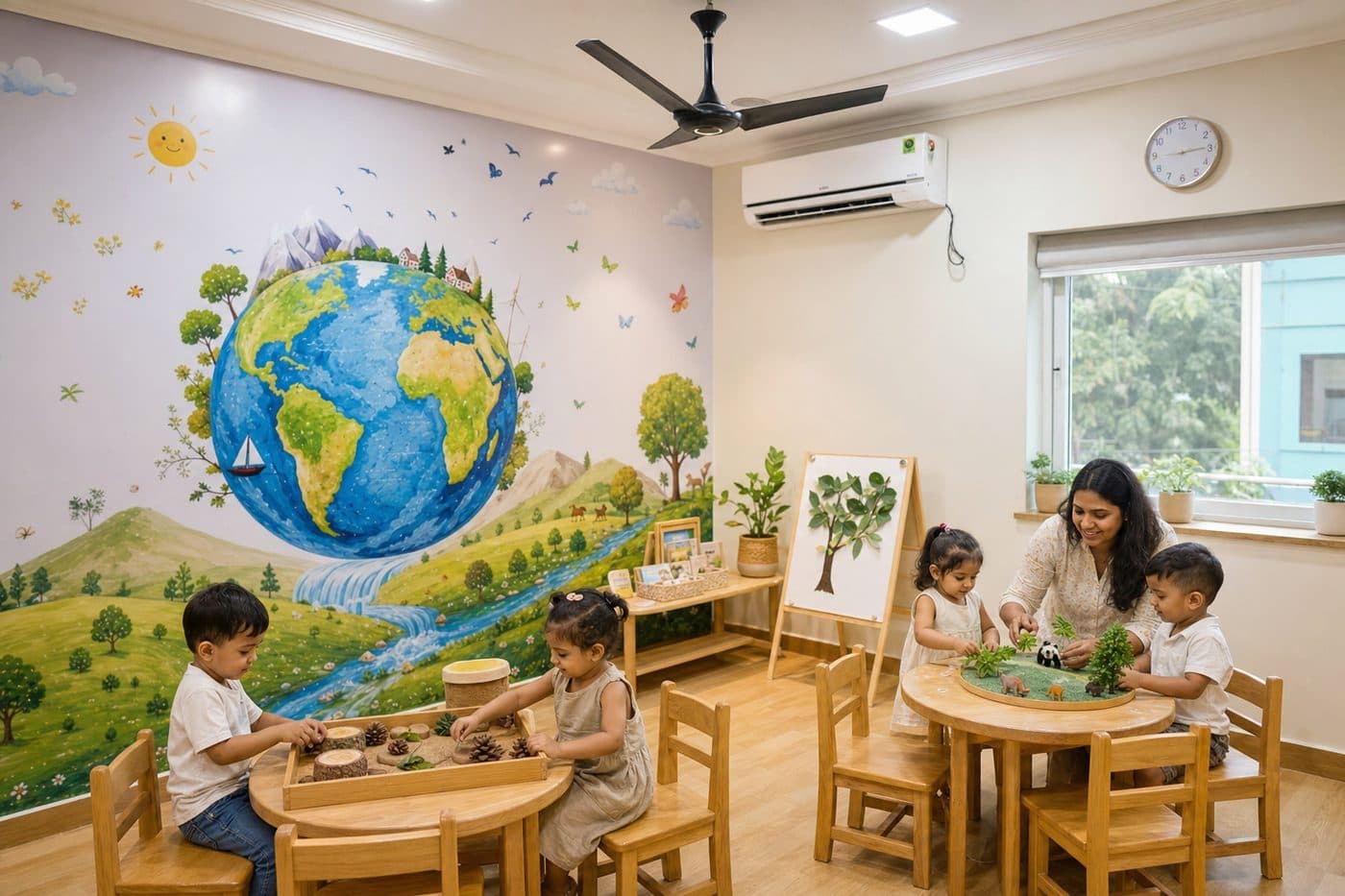 Pre-Nursery programme — children learning at WISH Preschool