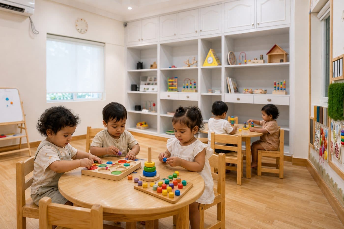 Toddlers programme — children learning at WISH Preschool